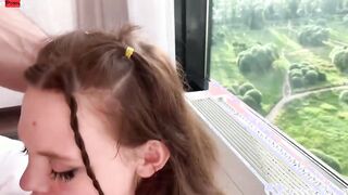 Long dick gets devoured by a perfect dark hair