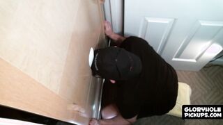 He goes crazy when he sees that glory hole fire hose