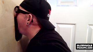 He goes crazy when he sees that glory hole fire hose
