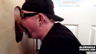 He goes crazy when he sees that glory hole fire hose