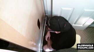 He goes crazy when he sees that glory hole fire hose