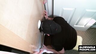 He goes crazy when he sees that glory hole fire hose