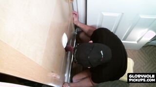 He goes crazy when he sees that glory hole fire hose