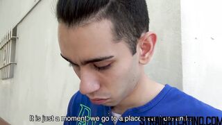 Straight Latino gets his ass barebacked for the first time