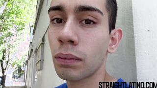 Straight Latino gets his ass barebacked for the first time
