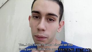 Straight Latino gets his ass barebacked for the first time