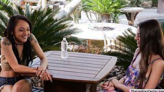 Busty milf fingering stepdaughters bff