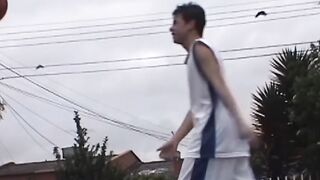 Young twinks sucking and anal fucking after practice