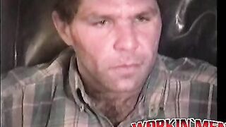 Mature hairy dude Sam solo plays before a nice cock sucking