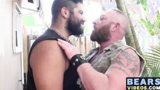 Big strong bear gets naughty with his sexy ass cub