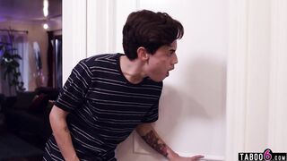 Perving on his friends sister Anny Aurora webcamming but get