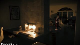 Beauty chinese Riding bf's Penis On Halloween Night