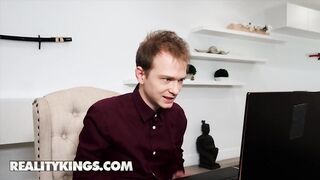 Reality Kings - Step Sister Ashley Manson's Huge Jugs Turn On Her Step Brother Alex