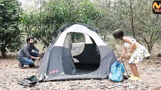 College couple in Picknic