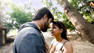College couple in jungle sex