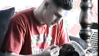 Tonys cock swells into a big boner inside of Vinnies mouth