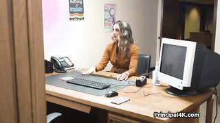 Big dicking hot milf on the office desk