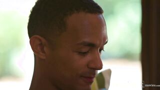 Pierced hairy stud Chris Damned barebacks and deepthroats lover AJ Sloan