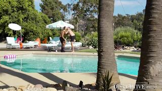 Pierced hairy stud Chris Damned barebacks and deepthroats lover AJ Sloan