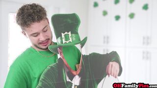 The luckiest big cock stepbrothers day