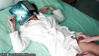 i'm your step mom! don't cum inside! step son found blindfolded stepmom