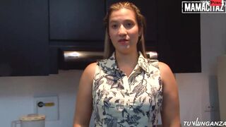MAMACITAZ - Thick Latina Ana Mesa Films Herself Fucking Another Man