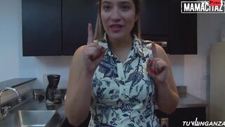 MAMACITAZ - Thick Latina Ana Mesa Films Herself Fucking Another Man