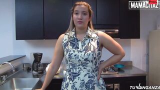 MAMACITAZ - Thick Latina Ana Mesa Films Herself Fucking Another Man