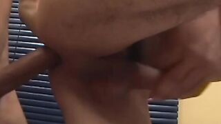 Amateur latino dude bounces on rock solid dick with pleasure