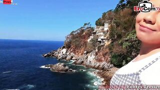 Spanish latina 19 year old yo gotten anal plowed outside from german tourist point of see