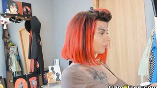 Solo Tattooed Lady Masturbate Until Orgasm