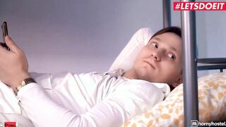 HORNYHOSTEL - beauty sexy Aria Logan Seduces Her Roommate Into Goddess Sex - LETSDOEIT