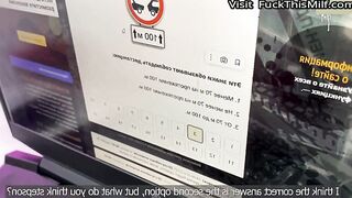 _ Okay, I'll spread my legs for you. 'Stepson fucked stepmom after driving lessons'