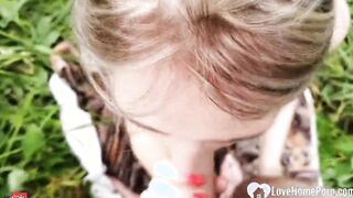 Bombshell licks icecream and his rock-solid pecker