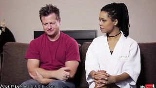 NURU GRIND - Kira Noir Has Her Tight Twat Smashed