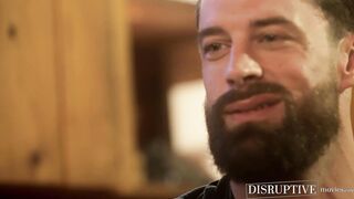 Cheating tattooed jock Alpha Wolfe railed by inked hunk Isaac X