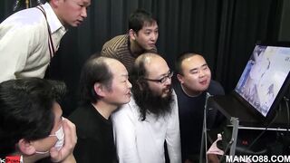 chinese gangbanged but she can’t see who’s fucking her