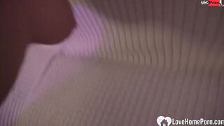 Fucking around with an amazingly beauty dark hair teen