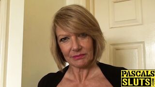 Gorgeous mature lady Amy seduces with her super hot body