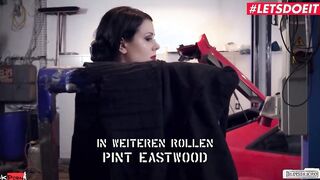 BUMSBUERO - Sexual German Dark Haired Gotten Her Eyes On The Mechanic - LETSDOEIT