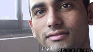 Straight Latino guy barebacked and facialized for money