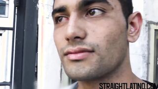 Straight Latino guy barebacked and facialized for money