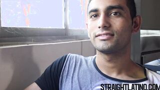 Straight Latino guy barebacked and facialized for money