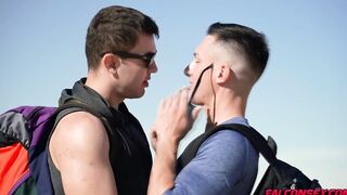 Alexander and Tristan fucked outdoor