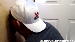 Horny guy went back to his favorite place to suck a ramrod