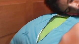 Young gay Latino asshole licked before rough bareback