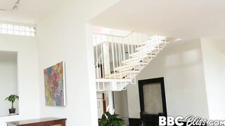Blonde grandma Nina Hartley blows and rides rock hard BBC