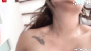 MAMACITAZ - (Jenny Marin, Pedro Nel, Jeison Montana) - Hardcore Latina three Way With two Gigantic Cock Studs
