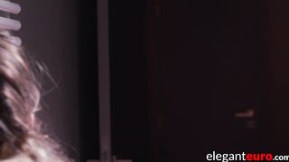 Natural 18yo blonde analled before interracial facial