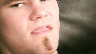 Naughty twink Ben enjoys in a blowjob and then masturbates